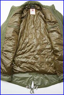 Beams Parka jacket coat XL Plus M 65 Waterproof Primaloft Insulated Nylon green