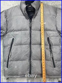 Bear USA Men's Heavy Duty Puffer Jacket Winter Gray XL Pockets