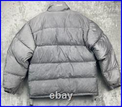 Bear USA Men's Heavy Duty Puffer Jacket Winter Gray XL Pockets