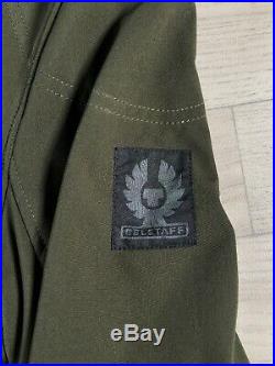 Belstaff Coat Belstaff Soft Shell Biker Jacket Khaki Green EU46 Small NEW Fitted