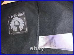 Belstaff Soft Shell Black Biker Jacket EU 58 Excellent Condition