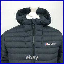 Berghaus Mens Black Vaskye Puffer Padded Hooded Coat Jacket Rrp £50 Ad