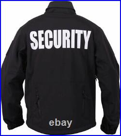 Black Waterproof Special Ops Soft Shell Double Sided Security Jacket