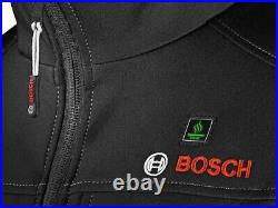 Bosch GHJ 12-18V Solo Cordless Battery Heated Jacket Black L Large & Adapter