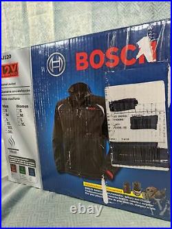 Bosch Men's 12-Volt Max Lithium-Ion Soft Shell Heated Jacket Kit with 2.0Ah