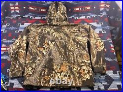 CABELA'S WHITETAIL Jacket Men Large GORETEX Camo Hunting Coat USA Made Break Up