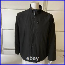 CALVIN KLEIN Soft Shell Sherpa Lining Jacket Men's Size XL Black