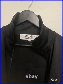 CDG Black Zip Jacket New Condition