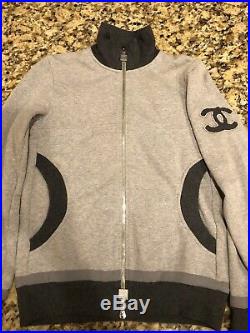 CHANEL Logo 10a COAT 36 4 6 CC JACKET Hoodie TOP SWEATER Cardigan Jacket SMALL S