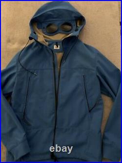CP Company Soft Shell Goggle Jacket! Blue Size Medium