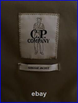 CP Company Soft Shell Goggle Jacket! Blue Size Medium