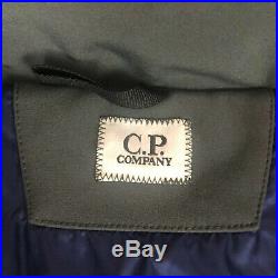 CP Company Soft Shell Quilted Goggle Jacket Dark Grey -21 Pit To Pit RRP £325
