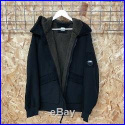 CP Company Soft Shell parka jacket, black 54 XXL 2XL goggle/lens/viewer
