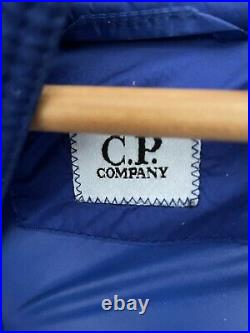 C. P Company Dd Shell Sport Hooded Down Jacket Blue 58 Xxxl 26ptp