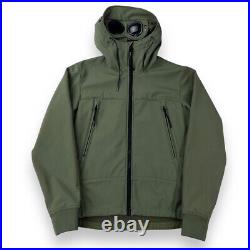 C. P. Company Sage Green Soft Shell Goggle Jacket