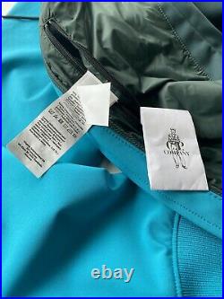 C. P. Company Soft Shell Goggle Jacket RRP £325 Size (54) L / XL Aqua Blue
