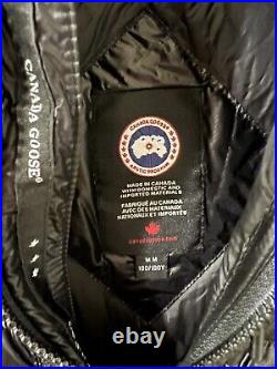 Canada Goose Hybridge Light Hoodie Black Down Puffer Hooded Jacket (Men's M)