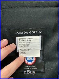 Canada Goose Selwyn Jacket Mens Small 2902MZ Black $550
