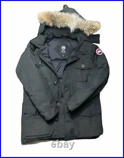 Canada goose Banff Parka Extra Large Colour Black Fur Trim 100% Authentic 4074M