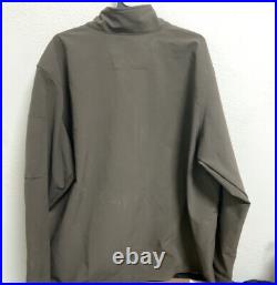 Carhartt Rough Cut Brown Soft Shell Full-Zip Jacket Mens Size XXXL