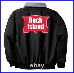 Chicago Rock Island & Pacific Embroidered Jacket Front and Rear 19r