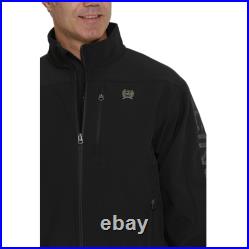 Cinch Men's Black Logo Bonded Jacket MWJ1567001