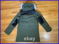 Cmfr Uber Gormley Parka Mens Olive Black Jacket Hooded Fur Trim Coat Insulated