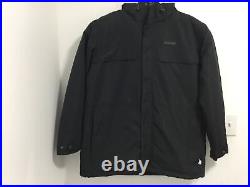 Columbia Fivemile Butte Hooded Jacket Men's XL Black Omni-tech. New Without Tag