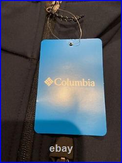 Columbia NCAA XM3169 Michigan Men's Water Wind Resistant Softshell Jacket Sz XXL