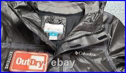 Columbia Outdry Extreme Wildrain Shell Waterproof Hooded Jacket Black Size Small
