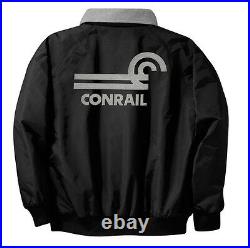Conrail Herald Embroidered Jacket Front and Rear 23r