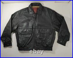 Cöu Túre Leather Jacket Men XL Lamb Bomber Brown Tuff Soft Shell Full Zip