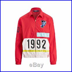 DS NEW Polo Ralph Lauren 1992 Stadium Windbreaker Shell Jacket RL67 P Wing Red