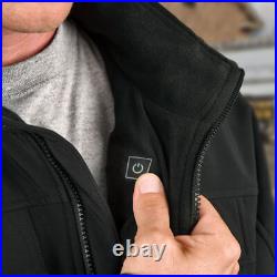 DeWALT DCHJ060ABD1-L 20V Heated Soft Shell Jacket Kit, Black, Large