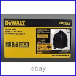 DeWalt DCHJ072D1 HEATED Soft Shell Winter Work Jacket KIT With Battery & Adaptor