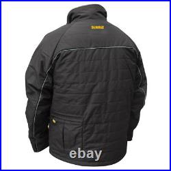 DeWalt DCHJ075D1M 20V MAX Black Mens Quilted/Heated Jacket with Battery Kit-M New