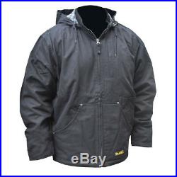 DeWalt DCHJ076ABB-L 20V Black Heavy Duty Heated Work Coat (Jacket Only) L New