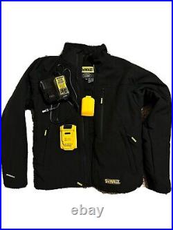 DeWalt Soft Shell Heated Jacket KIT With Battery, Charger & Adaptor. Size Small