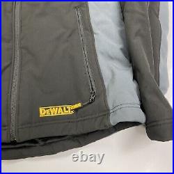 Dewalt Women's Heated Hooded Soft Shell Jacket with Battery and Charger Black