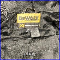 Dewalt Women's Heated Hooded Soft Shell Jacket with Battery and Charger Black