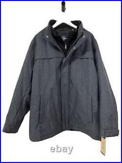 Dockers Men's Dwight Soft Shell Bib Jacket, Midnight, Size XXL, Stock #CC1