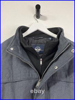 Dockers Men's Dwight Soft Shell Bib Jacket, Midnight, Size XXL, Stock #CC1