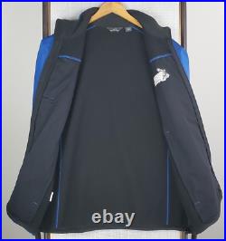 EDDIE BAUER x ALASKA Size 2XL Mens Softshell Full Zip Jacket Royal Blue XXL
