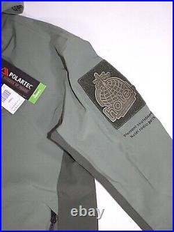 Element RCA Polartec Waterproof Full-Zip Hooded Jacket Men's S Green Regular Fit