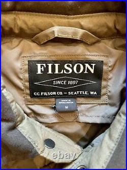 FILSON Hyder Quilted Jacket MARSH OLIVE SIZE M NWOT