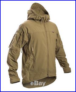 FIRSTSPEAR Coyote Wind Cheater Extra Large XL Hooded Jacket Soft Shell Breaker
