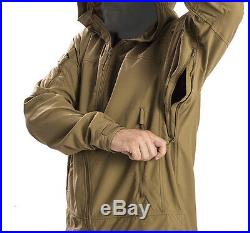 FIRSTSPEAR Coyote Wind Cheater Medium M Med Hooded Jacket Soft Shell Breaker