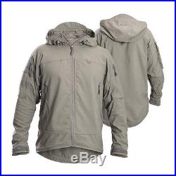 FIRSTSPEAR Manatee Grey Wind Cheater Small S Hooded Jacket Soft Shell Breaker
