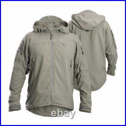 FIRSTSPEAR Manatee Grey Wind Cheater XL Hooded Jacket Soft Shell Breaker Gray