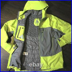FIRST ASCENT $279 Hyalite Men L Primaloft Soft Shell Insulated Hood Jacket Large